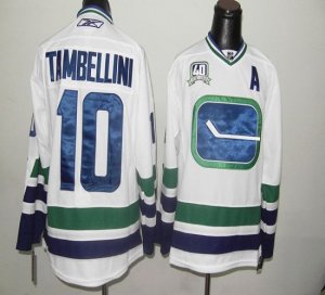 Jerseys Factory Cheap Canucks #10 Jeff Tambellini White Third 40