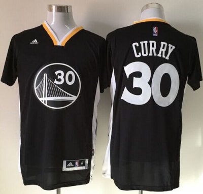 Jerseys Factory Cheap Warriors #30 Stephen Curry New Black Alter