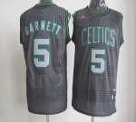 Jerseys Factory Cheap Celtics #5 Kevin Garnett Black Rhythm Fash