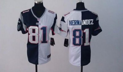Jerseys Factory Cheap Nike Patriots #81 Aaron Hernandez Navy Blu