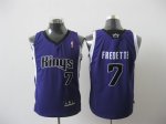 Jerseys Factory Cheap Kings #7 Jimmer Fredette Purple Embroidere