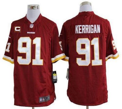 Jerseys Factory Cheap Nike Redskins #91 Ryan Kerrigan Burgundy R