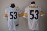 Jerseys Factory Cheap Nike Steelers #53 Maurkice Pouncey White M
