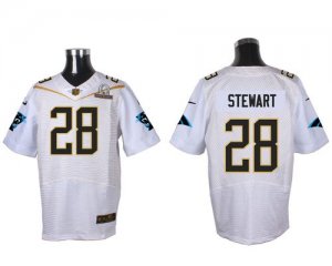 Jerseys Factory Cheap Nike Panthers #28 Jonathan Stewart White 2