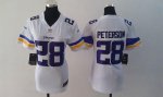 Jerseys Factory Cheap Nike Vikings #28 Adrian Peterson White Wom