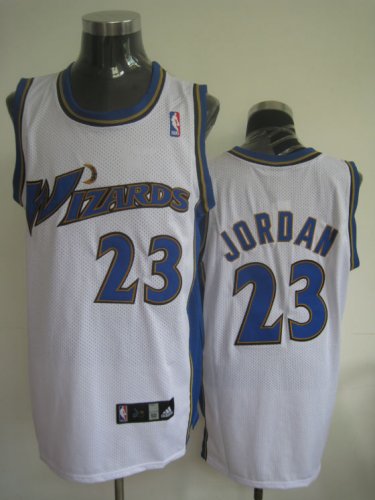 Jerseys Factory Cheap Wizards #23 Michael Jordan Stitched White