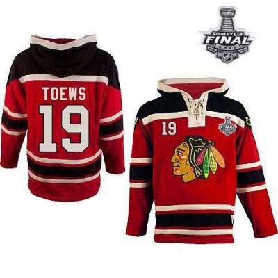 Jerseys Factory Cheap Blackhawks #19 Jonathan Toews Red Sawyer H