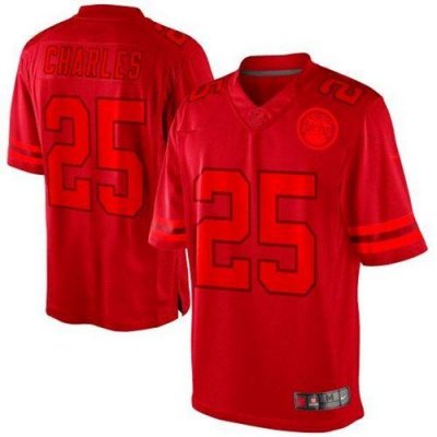 Jerseys Factory Cheap Nike Chiefs #25 Jamaal Charles Red Men's E