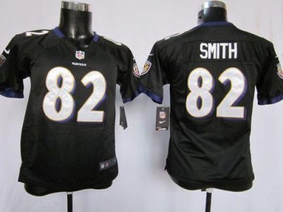 Jerseys Factory Cheap Nike Ravens #82 Torrey Smith Black Alterna