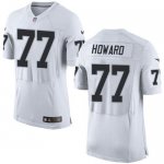 Jerseys Factory Cheap Nike Raiders #77 Austin Howard White Men's