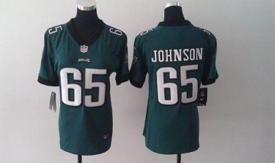 Jerseys Factory Cheap Nike Eagles #65 Lane Johnson Midnight Gree