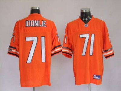 Jerseys Factory Cheap Bears #71 Israel Idonije Orange Stitched N