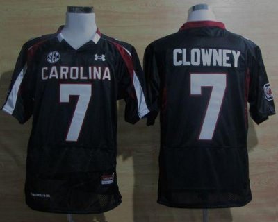 Jerseys Factory Cheap South Carolina #7 Javedeon Clowney Black S