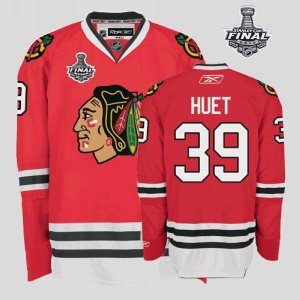 Jerseys Factory Cheap Blackhawks #39 Cristobal Huet Embroidered