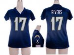 Jerseys Factory Cheap Nike Chargers #17 Philip Rivers Navy Blue