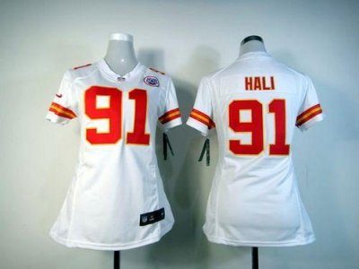 Jerseys Factory Cheap Nike Chiefs #91 Tamba Hali White Women's E