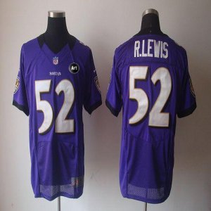 Jerseys Factory Cheap Nike Ravens #52 Ray Lewis Purple Team Colo