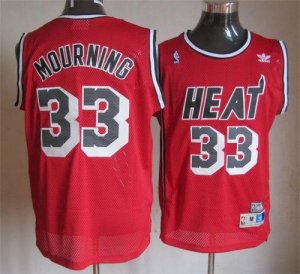 Jerseys Factory Cheap Heat #33 Mourning Red Throwback Embroidere