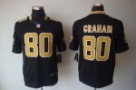Jerseys Factory Cheap Nike Saints #80 Jimmy Graham Black Team Co
