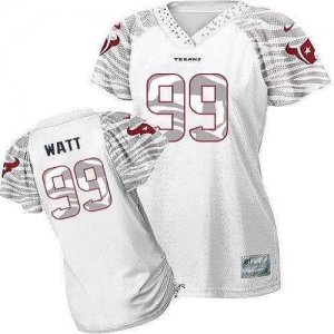 Jerseys Factory Cheap Nike Texans #99 J.J. Watt White Women's Ze