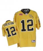 Jerseys Factory Cheap Saints #12 Marques Colston Gold With Super