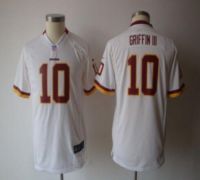 Jerseys Factory Cheap Nike Redskins #10 Robert Griffin III White