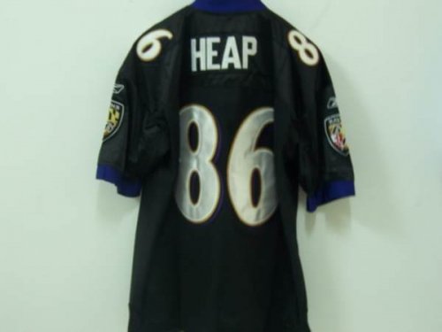 Jerseys Factory Cheap Ravens #86 Todd Heap Black Stitched NFL Je