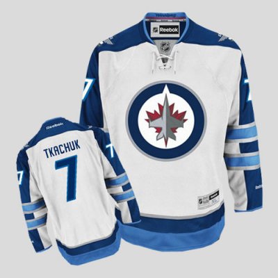Jerseys Factory Cheap Jets #7 Keith Tkachuk Embroidered White 20