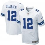Jerseys Factory Cheap Nike Cowboys #12 Roger Staubach White Men'