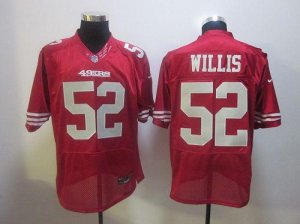 Jerseys Factory Cheap Nike 49ers #52 Patrick Willis Red Stitched