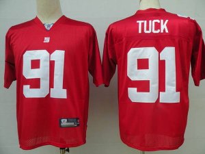 Jerseys Factory Cheap Giants #91 Justin Tuck Red Stitched NFL Je