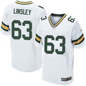 Jerseys Factory Cheap Nike Packers #63 Corey Linsley White Men's