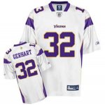 Jerseys Factory Cheap Vikings #32 Toby Gerhart White Stitched NF