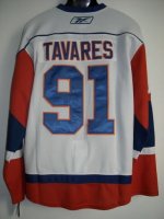 Jerseys Factory Cheap Islanders #91 John Tavares Embroidered Whi