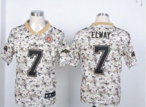 Jerseys Factory Cheap Nike Broncos #7 John Elway Camo USMC Men's