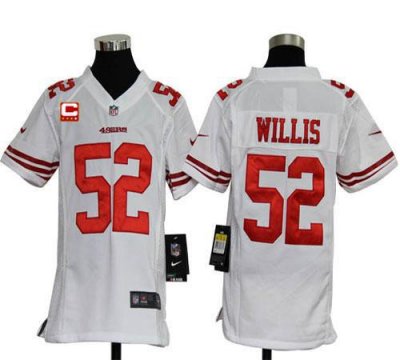 Jerseys Factory Cheap Nike 49ers #52 Patrick Willis White With C