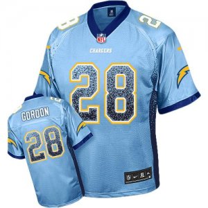 Jerseys Factory Cheap Nike Chargers #28 Melvin Gordon Electric B
