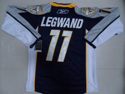 Jerseys Factory Cheap Predators #11 David Legwand Embroidered Da