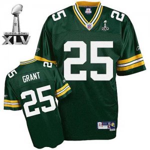 Jerseys Factory Cheap Packers #25 Ryan Grant Green Super Bowl XL