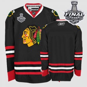 Jerseys Factory Cheap Blackhawks Embroidered Blank Black With St