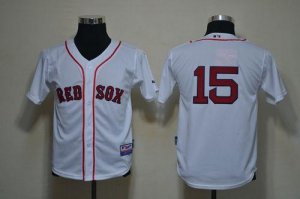 Jerseys Factory Cheap Red Sox #15 Dustin Pedroia White Cool Base