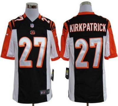 Jerseys Factory Cheap Nike Bengals #27 Dre Kirkpatrick Black Tea