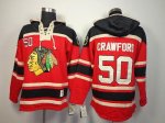 Jerseys Factory Cheap Blackhawks #50 Corey Crawford Red Sawyer H