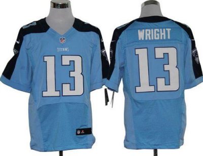 Jerseys Factory Cheap Nike Titans #13 Kendall Wright Light Blue