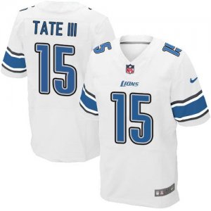 Jerseys Factory Cheap Nike Lions #15 Golden Tate III White Men's