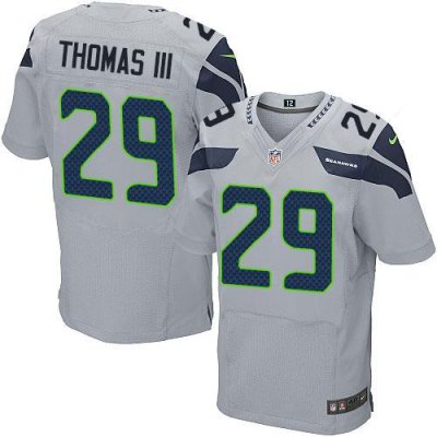 Jerseys Factory Cheap Nike Seahawks #29 Earl Thomas III Grey Alt