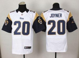 Jerseys Factory Cheap Nike Rams #20 Lamarcus Joyner White Men's