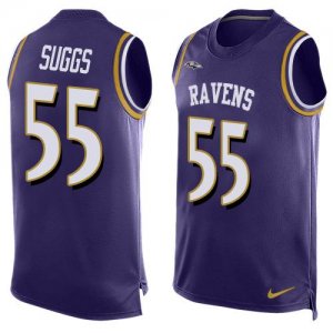 Jerseys Factory Cheap Nike Ravens #55 Terrell Suggs Purple Team
