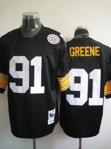Jerseys Factory Cheap Mitchell And Ness Steelers #91 Kevin Green