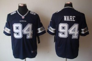 Jerseys Factory Cheap Nike Cowboys #94 DeMarcus Ware Navy Blue T
